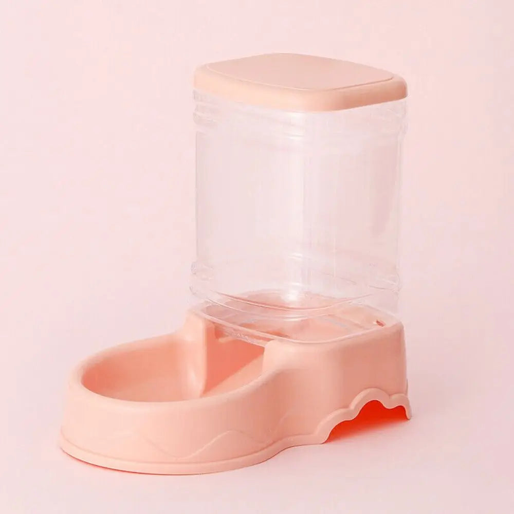 3.8L Automatic Pet Feeder Large Cat Dog Food Dispenser Water Fountain Drink Bowl