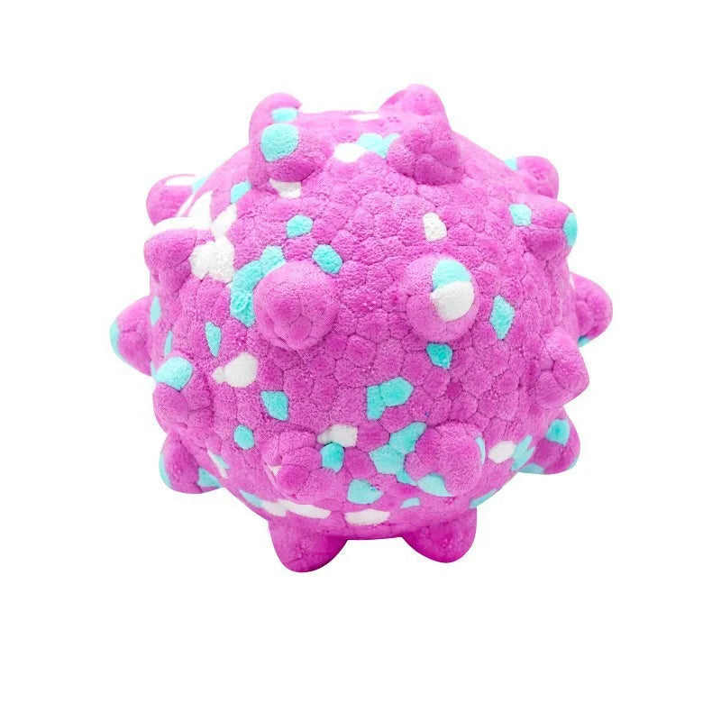 ETPU Dog Ball Durable Bouncy Chew Toy for Aggressive Chewers Interactive Dental Cleaning Toy for Small Medium Dogs 3 Sizes