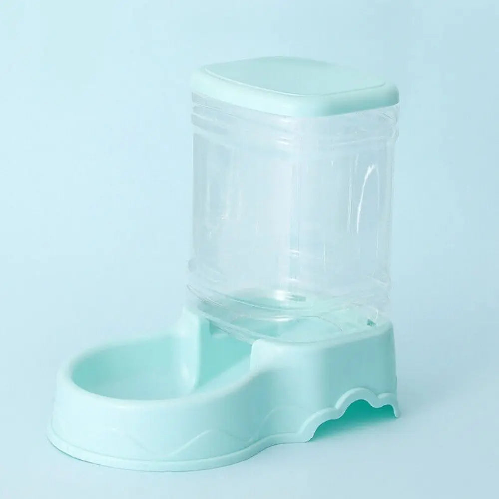 3.8L Automatic Pet Feeder Large Cat Dog Food Dispenser Water Fountain Drink Bowl